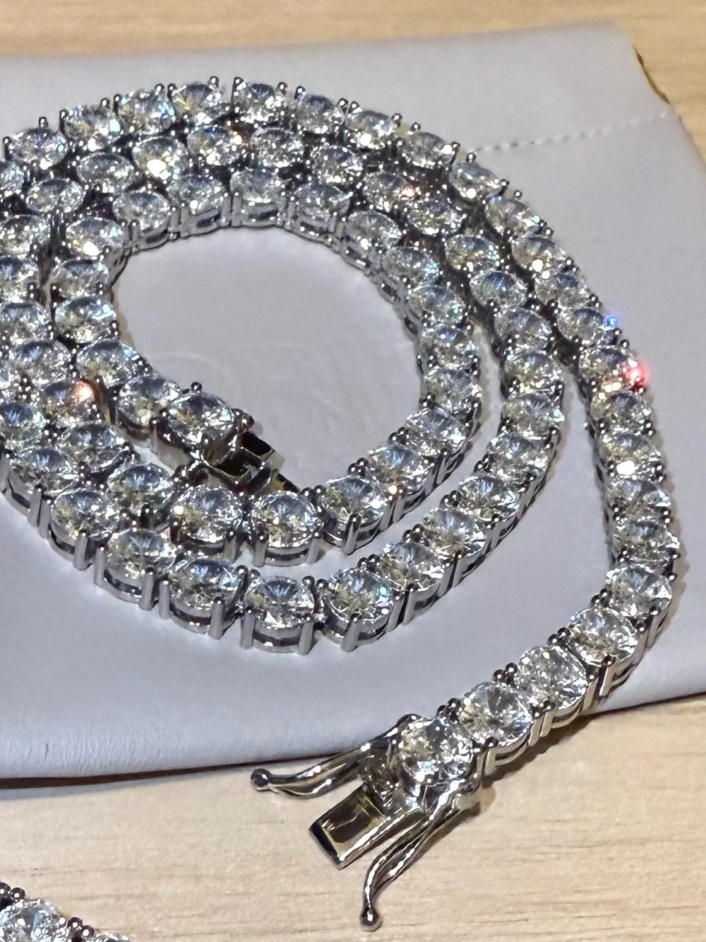 DRIPD Iced out tennis chain 5mm (pick size)
